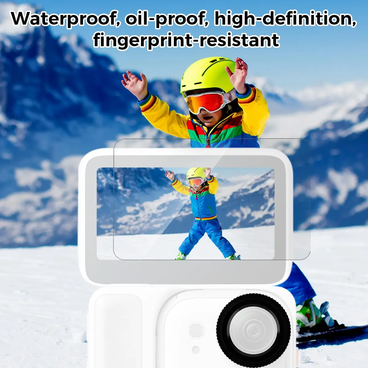 Gosknor Lens Guard Cap with 2 Lens & 2 Screen Protectors for Insta360 GO 3S | 9H Hardness Glass Kit - view 6