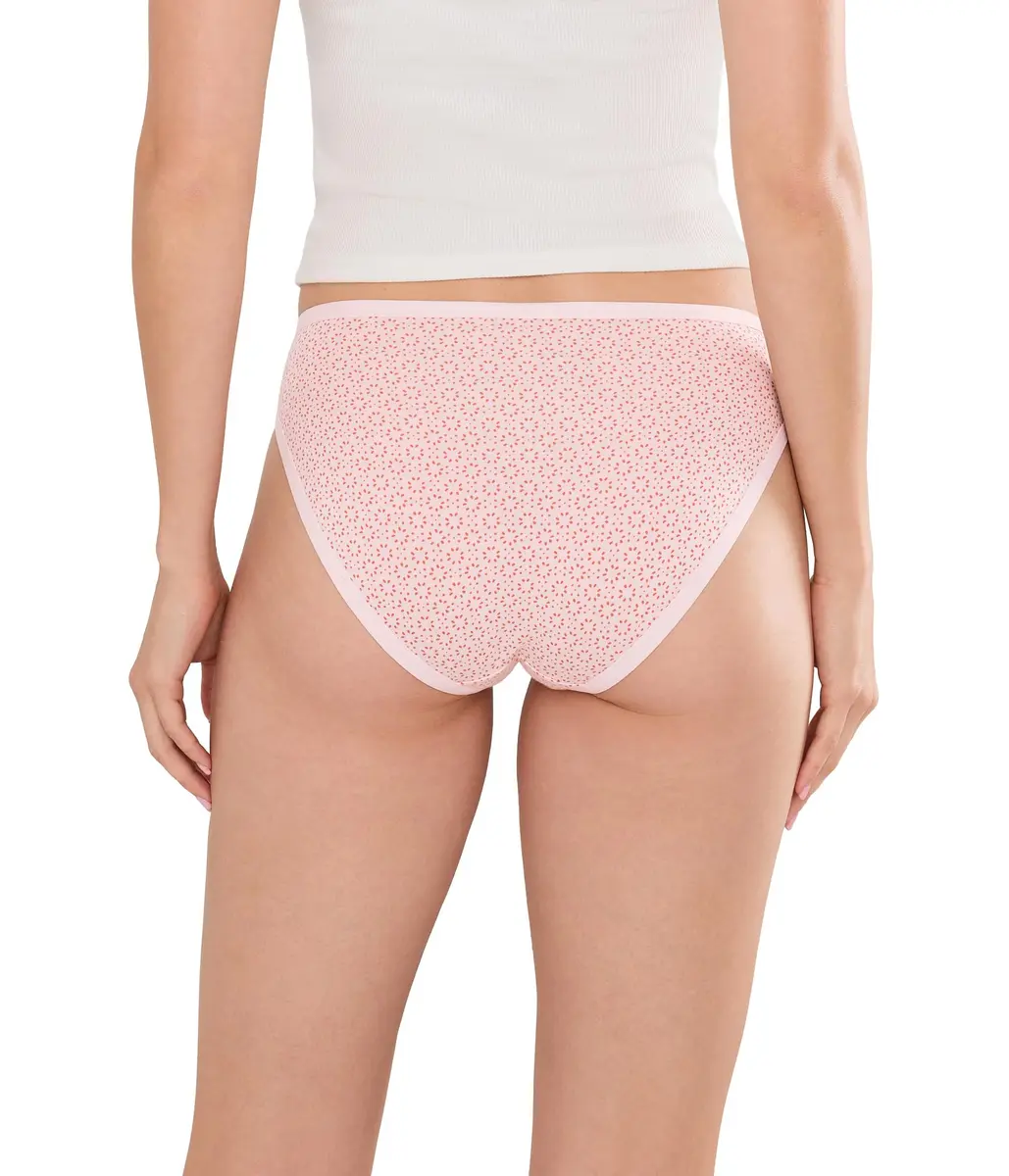 Pact Womens Everyday Classic Fit Bikini 5-Pack First Light Small | Organic Cotton, Full Coverage, Mid Rise - view 3