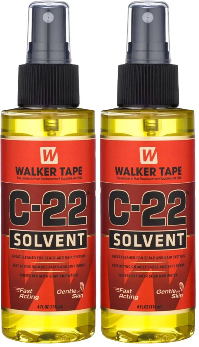 Walker Tape C-22 Solvent Spray 4 oz Pack of 2 | Fast-Acting Adhesive Remover for Wig Tape & Extensions - main product image