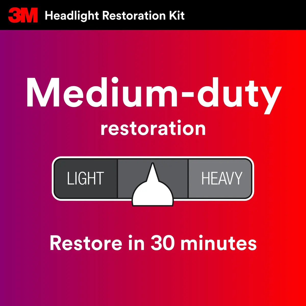 3M Headlight Restoration Kit with Trizact Sanding Discs, 2 Pack | Restores Hazy & Yellowed Plastic Lenses - view 5