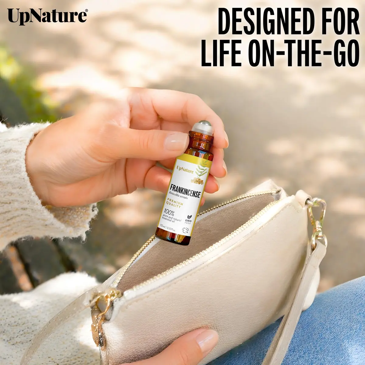 UpNature Frankincense Essential Oil Roll On 9.75ml (0.33 Fl Oz) | Pure Oil for Face & Skin - view 4
