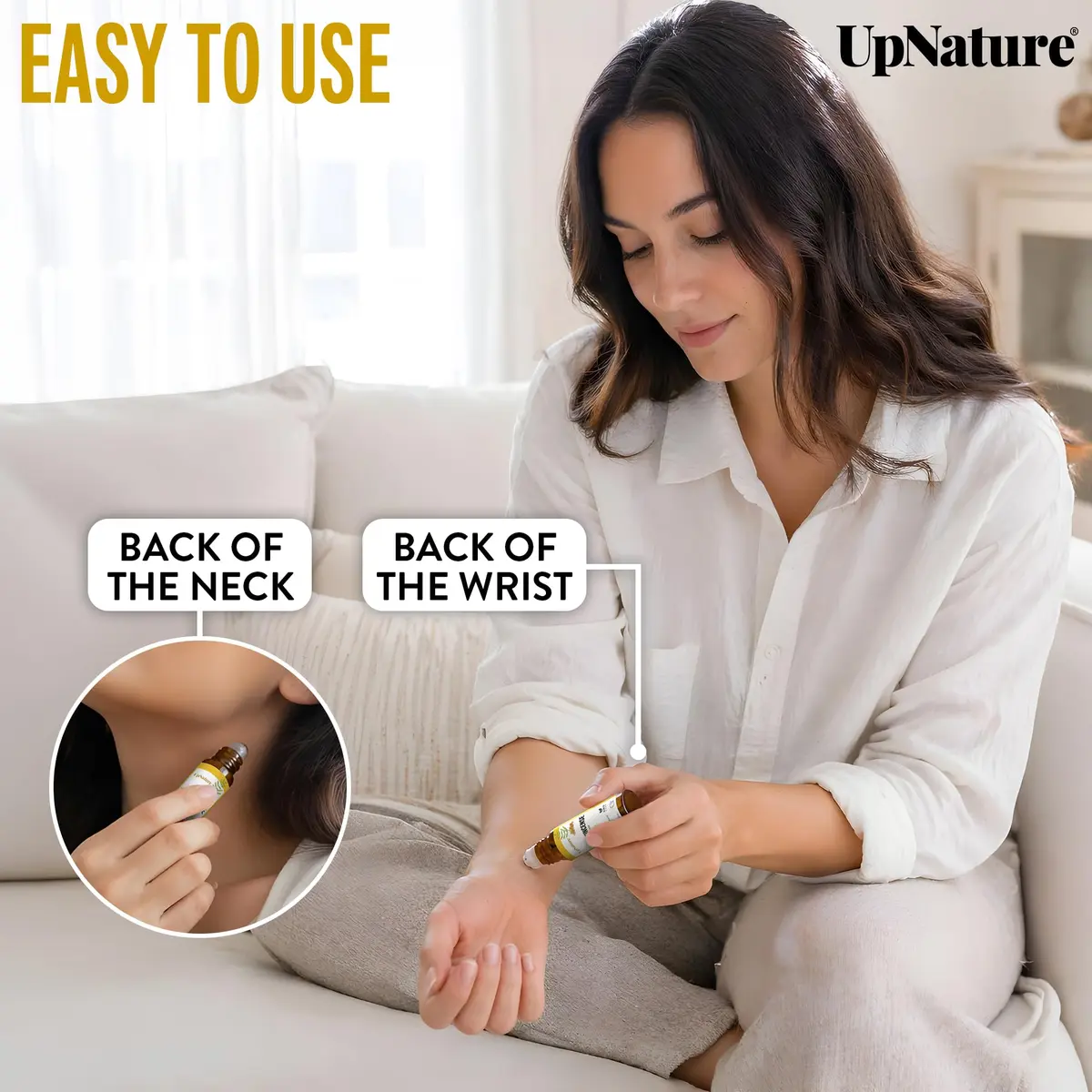 UpNature Frankincense Essential Oil Roll On 9.75ml (0.33 Fl Oz) | Pure Oil for Face & Skin - view 5