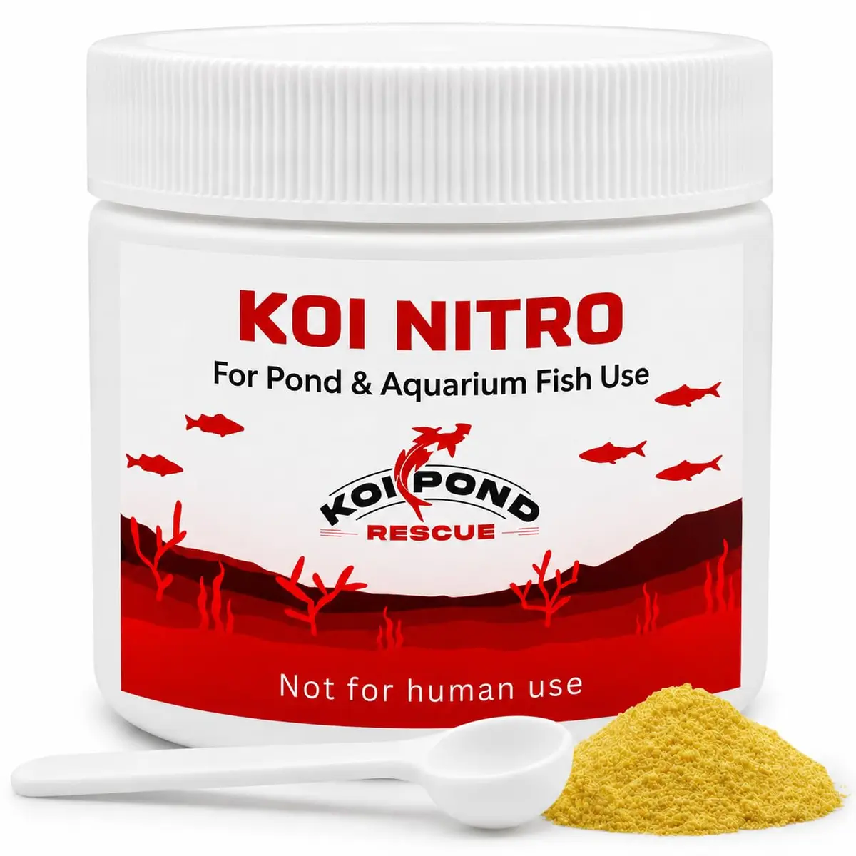 Koi Pond Rescue Koi Nitro Water Treatment 200 Gram | For Freshwater, Marine, and Koi Ponds - main product image