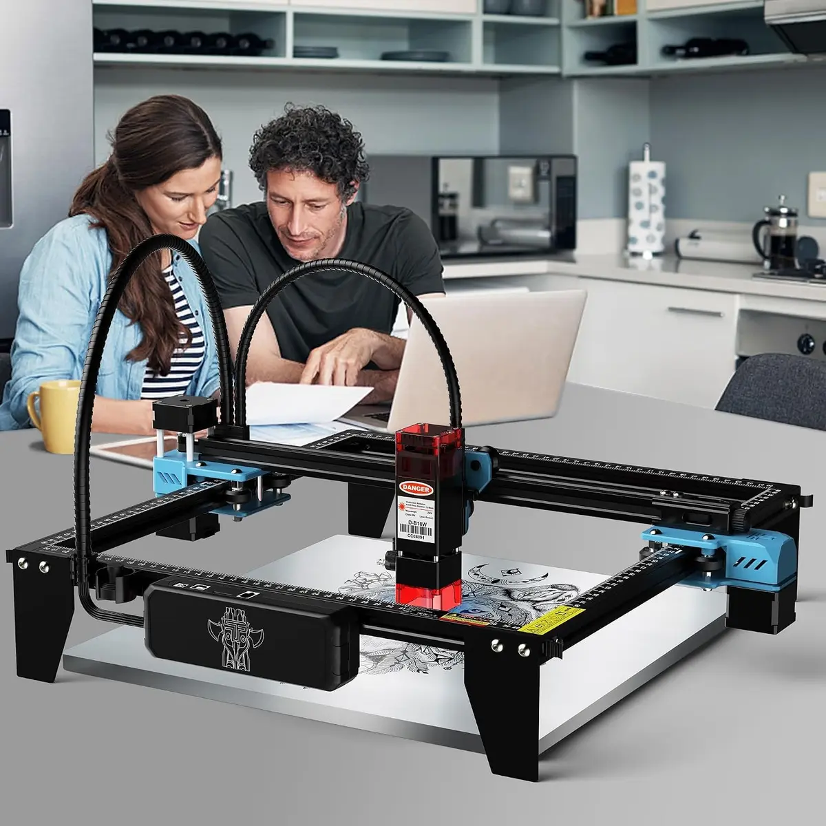 Twotrees TTS-10 Pro Laser Engraver 10W | High Precision Desktop Engraving Machine - view 8