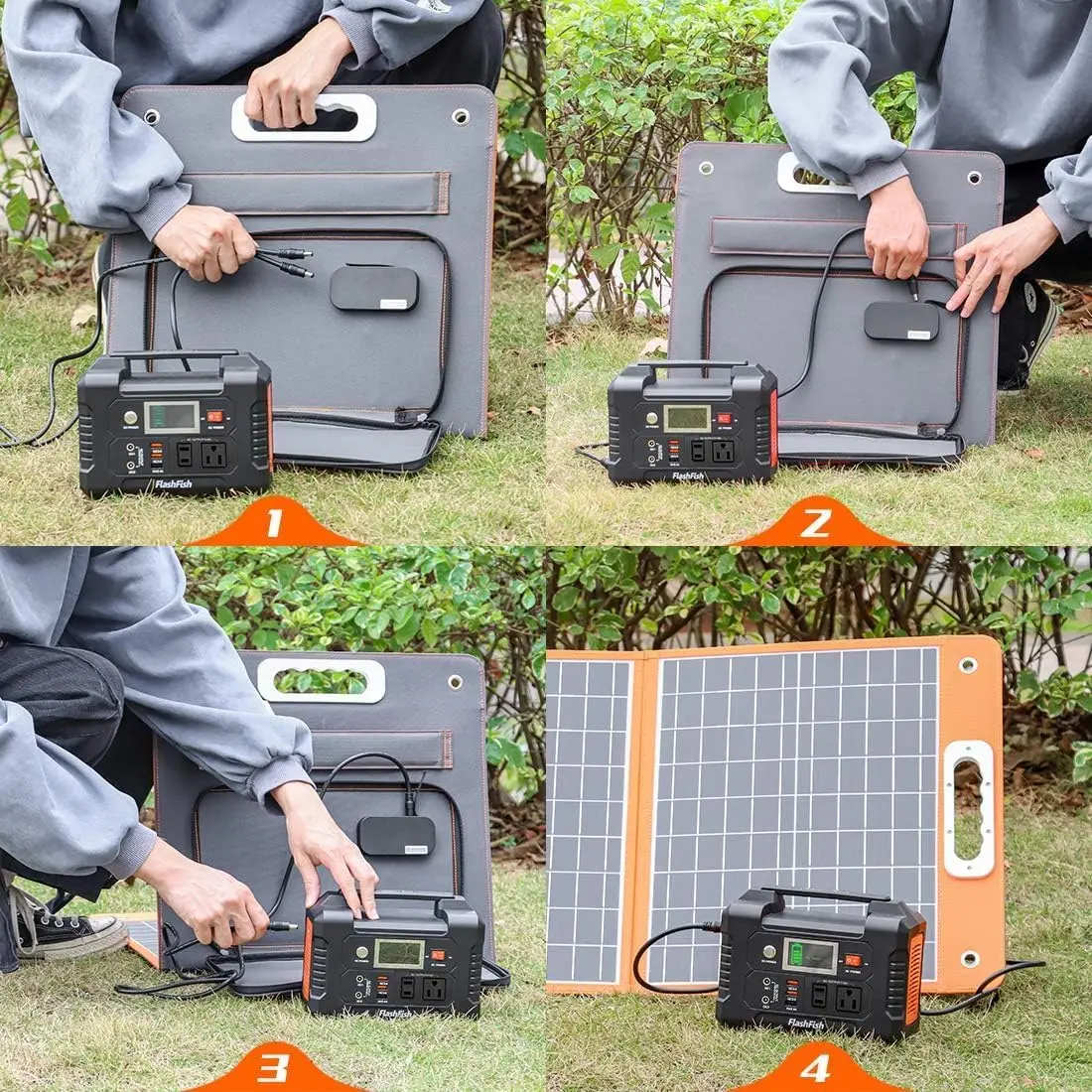 FF FLASHFISH Solar Generator 151Wh | 100W Solar Panel for Home & Camping - view 5