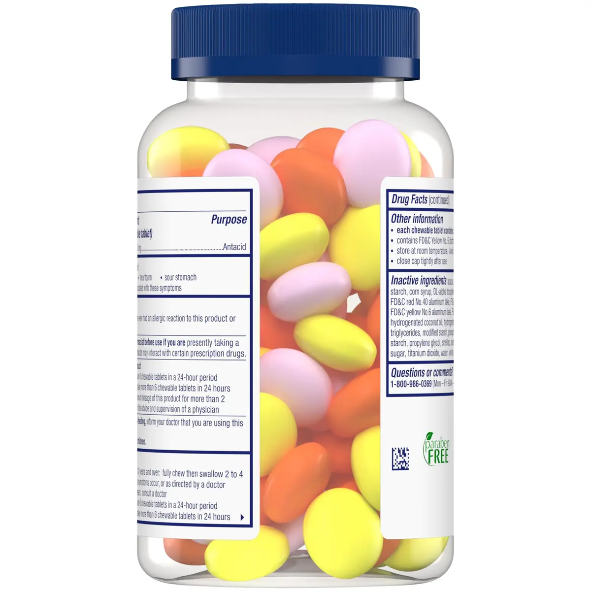 Alka-Seltzer Extra Strength Heartburn ReliefChews 200 Count | Fast Acid Indigestion Relief - view 9