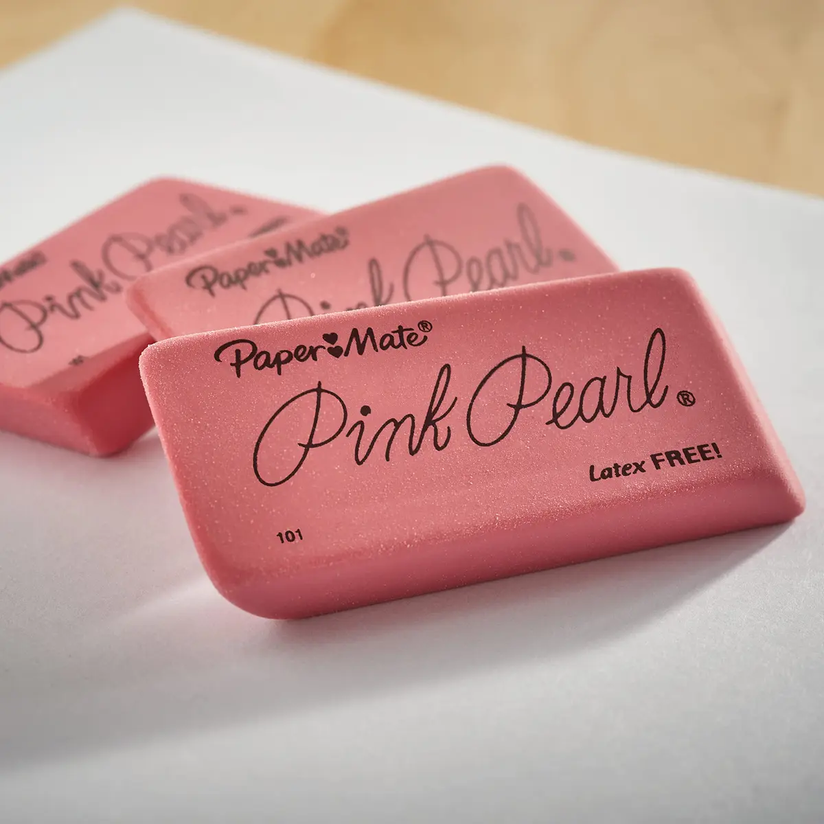 Paper Mate Pink Pearl Erasers, Large, 6 Count (Pack of 2) | Smudge-Resistant & Latex-Free - view 6