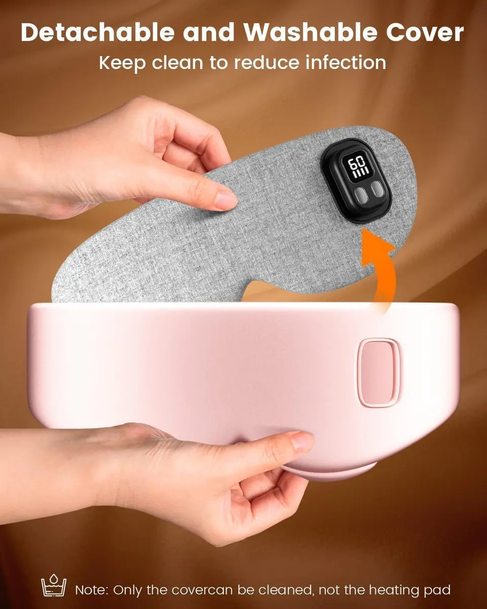 Anydance Cordless Heated Eye Mask 1 Count | 4 Temp Settings, Timed Shutdown, Travel Ready - view 7