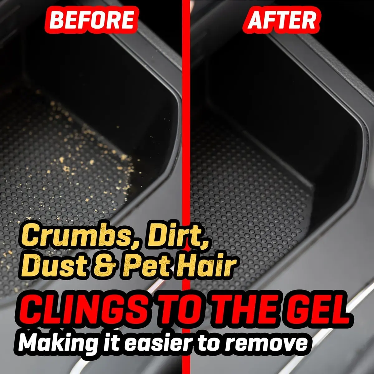 CarPlan Demon Slime Car Interior Cleaner Gel, 5.6 Oz (Pack of 6) | Residue-Free Dust & Dirt Removal - view 2