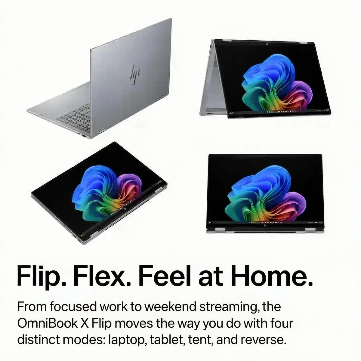 HP OmniBook X Flip 16 2-in-1 Laptop 16" OLED Touch | AMD Ryzen AI 5 430, 16GB RAM, 512GB SSD - view 5