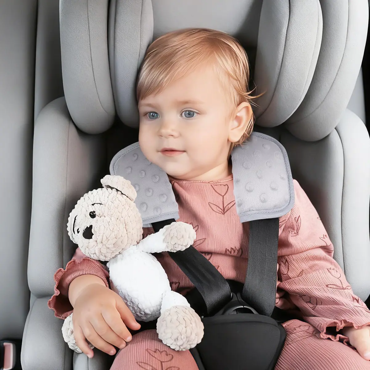 Accmor Car Seat Strap Pads for Baby Kids Toddler | Soft Shoulder Covers for All Baby Car Seats - view 2