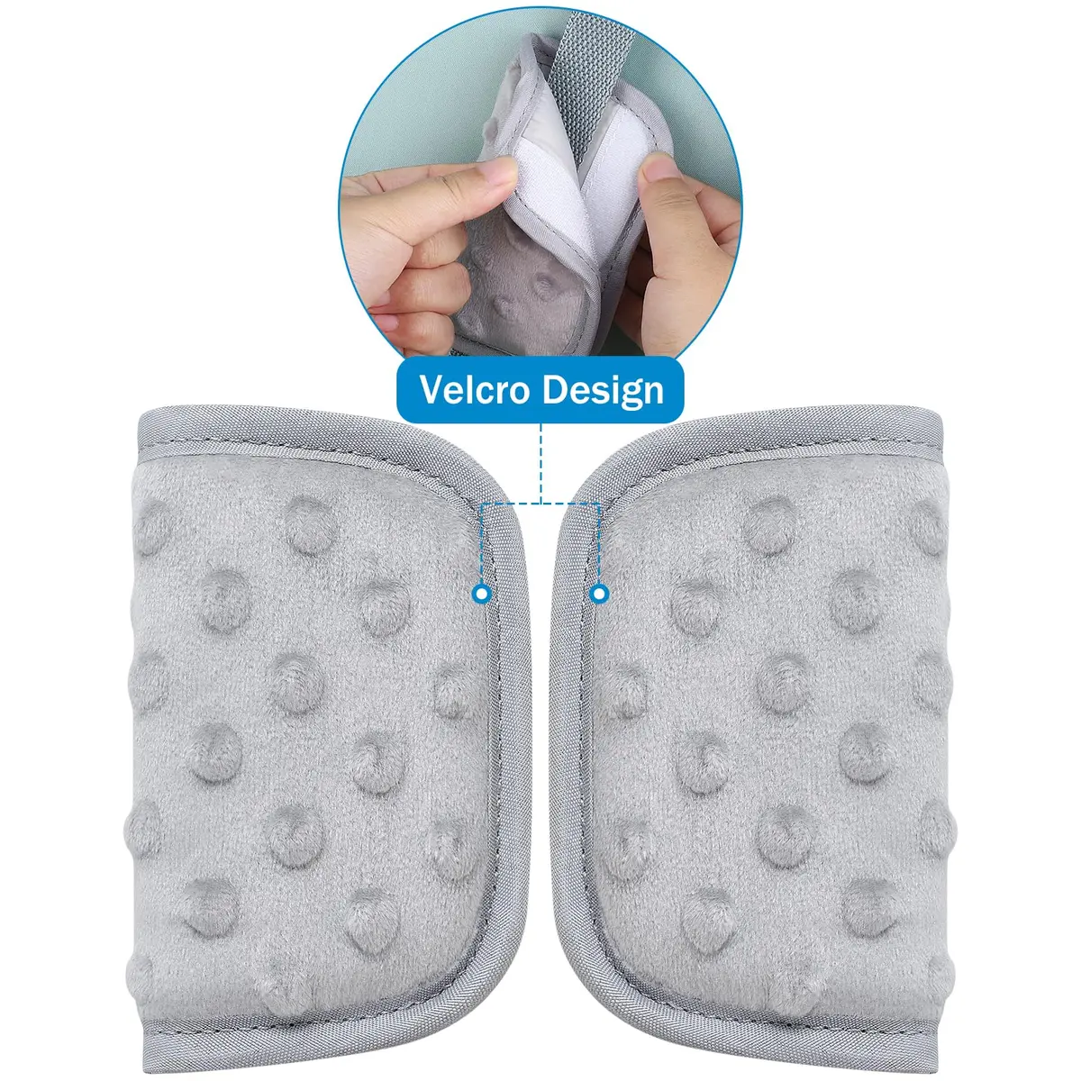 Accmor Car Seat Strap Pads for Baby Kids Toddler | Soft Shoulder Covers for All Baby Car Seats - view 3