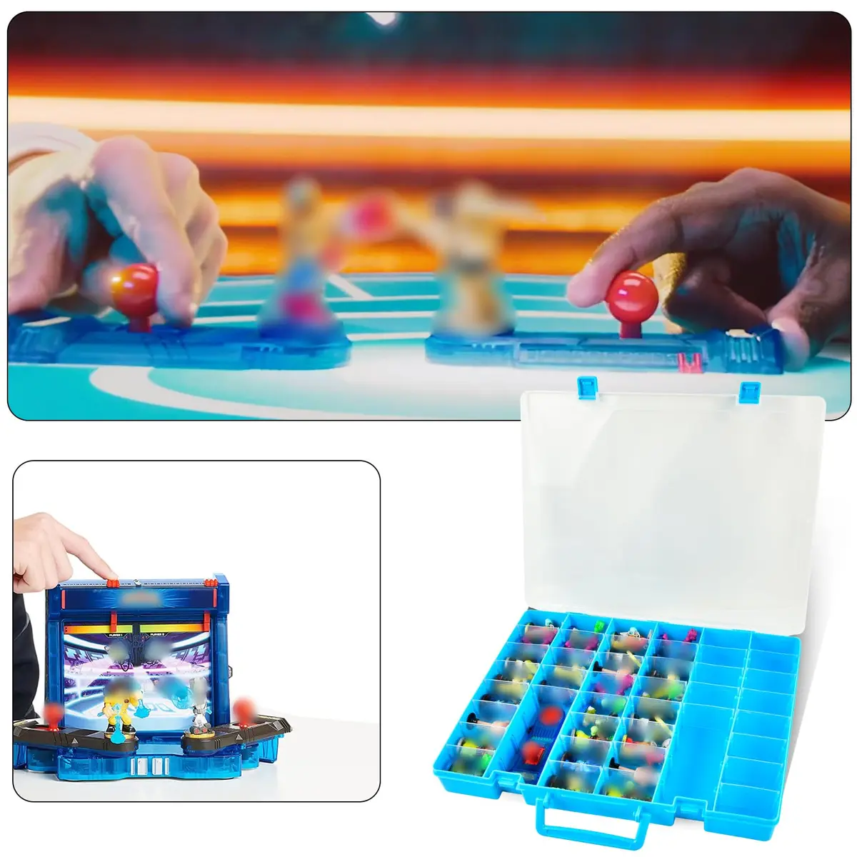 Aptbyte Pink Display Enclosure | Compatible with Akedo Ultimate Arcade Warriors Starter Pack - view 6