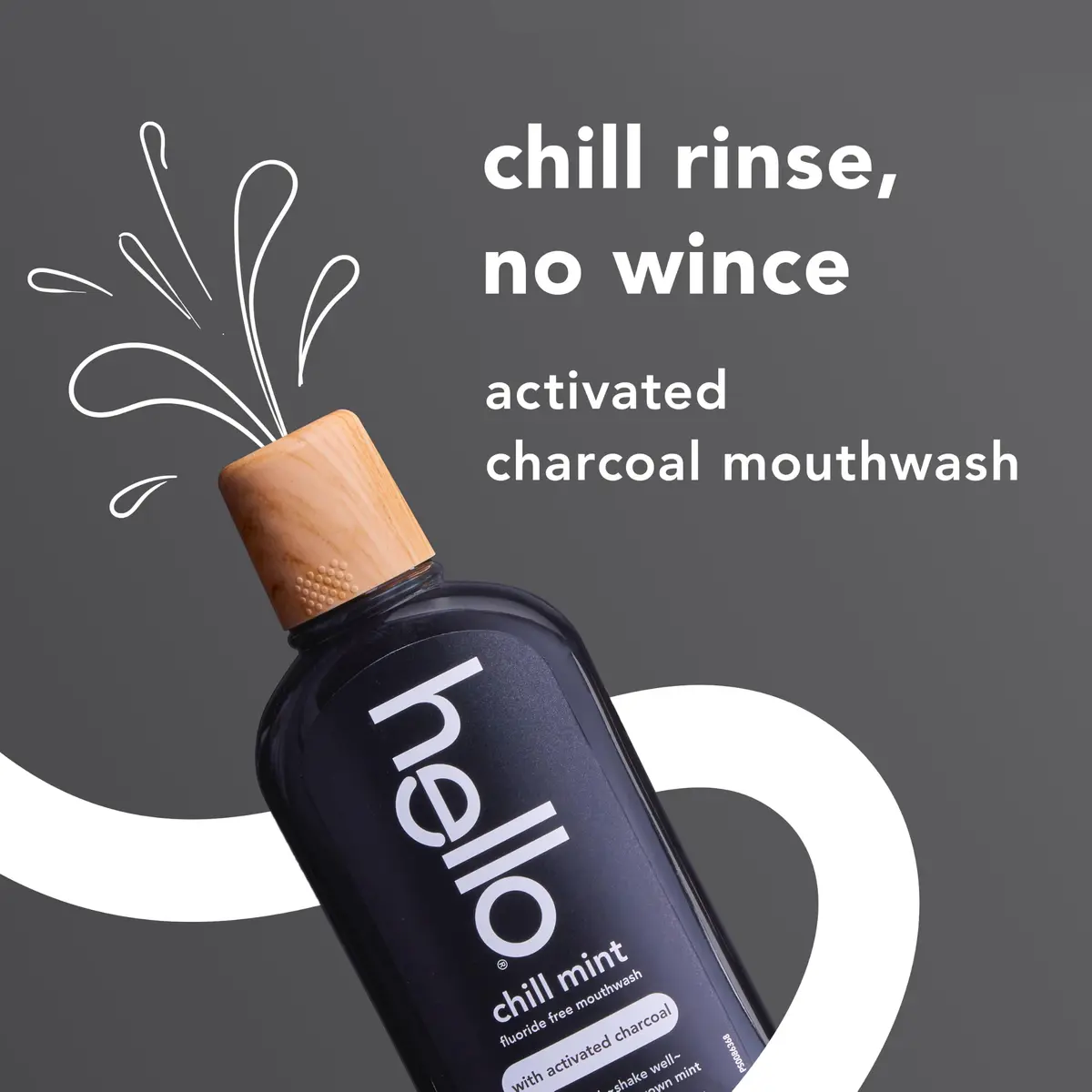 hello Epic Whitening Activated Charcoal Toothpaste & Chill Mint Mouthwash Bundle | 4 oz Toothpaste (3pk) & 17.6 Fl Oz Mouthwash (3pk) - view 5