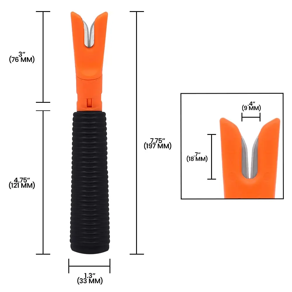 Zenport H335 Grape Razor Fork Harvest Tool with Replaceable Blade, Orange - 120 Pack | Precision Vineyard Harvesting - view 5