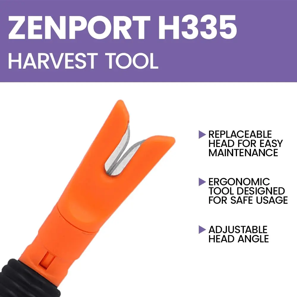 Zenport H335 Grape Razor Fork Harvest Tool with Replaceable Blade, Orange - 120 Pack | Precision Vineyard Harvesting - view 4
