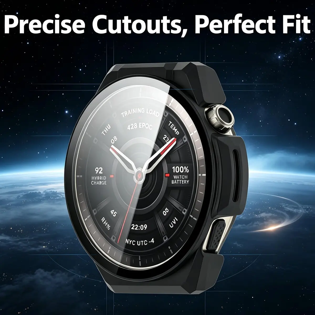 Rc-Z Screen Protector Case for Amazfit Balance Ultra | Shock-Resistant Slim Cover (70-120 chars) - view 6