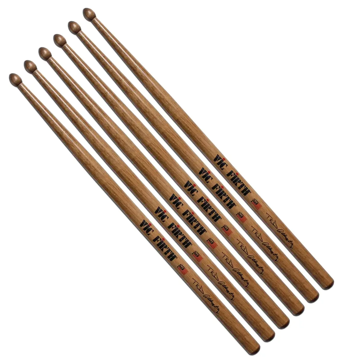 Vic Firth Symphonic Collection Ted Atkatz Drumsticks 17in | Long Taper, Persimmon, Oval Tip - main product image