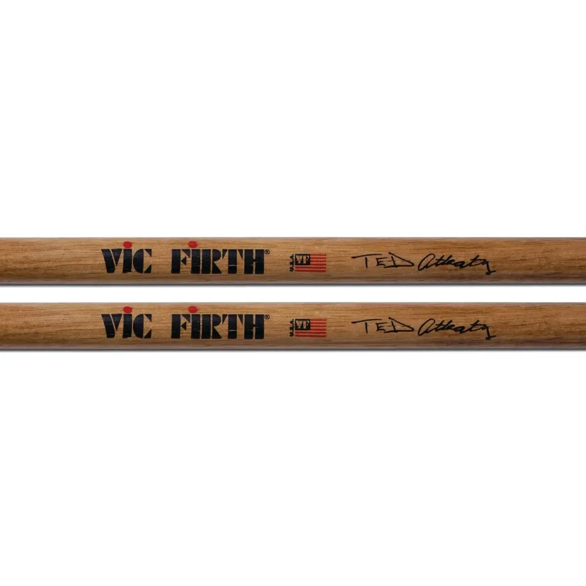 Vic Firth Symphonic Collection Ted Atkatz Drumsticks 17in | Long Taper, Persimmon, Oval Tip - view 2