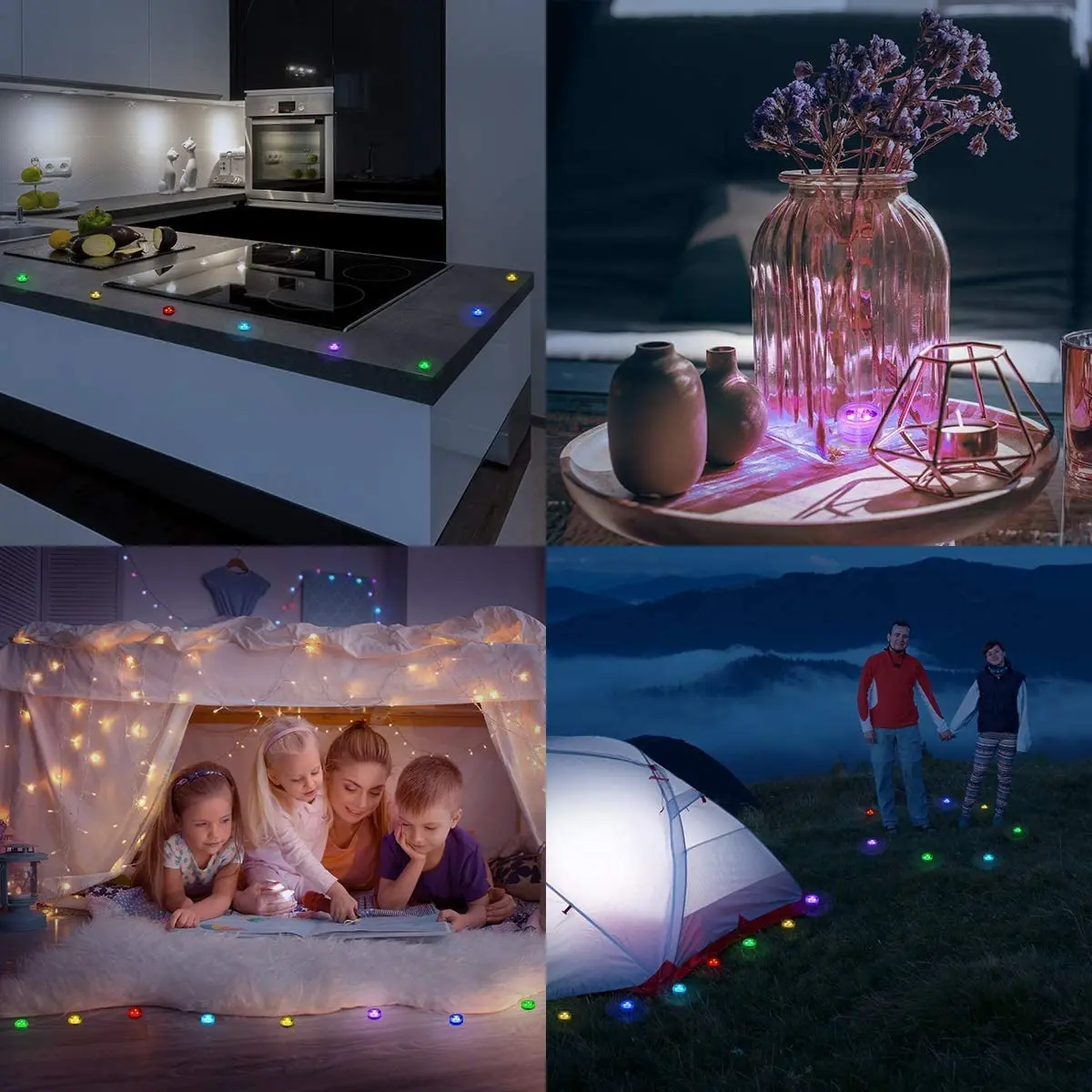 LUXJET Halloween Pumpkin Lights with Remote | Waterproof LED Tea Lights for Indoor & Outdoor Decor - view 9
