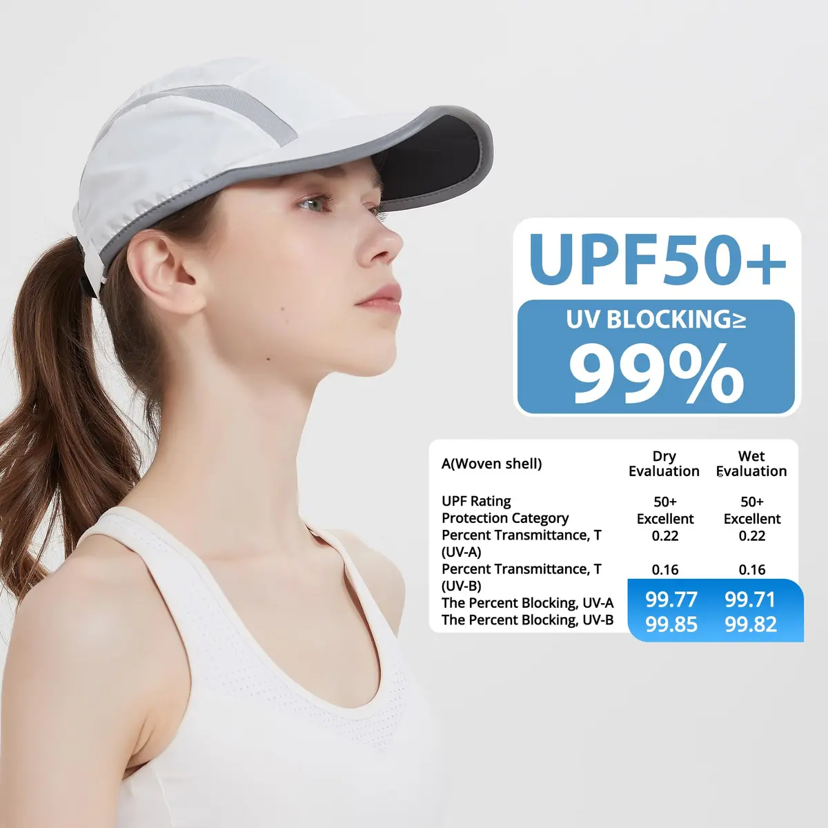 GADIEMKENSD Reflective Foldable Running Hat for Men Women, Orange XS/S | UPF50+ UV Protection, Quick Dry, Reflective Safety - view 2
