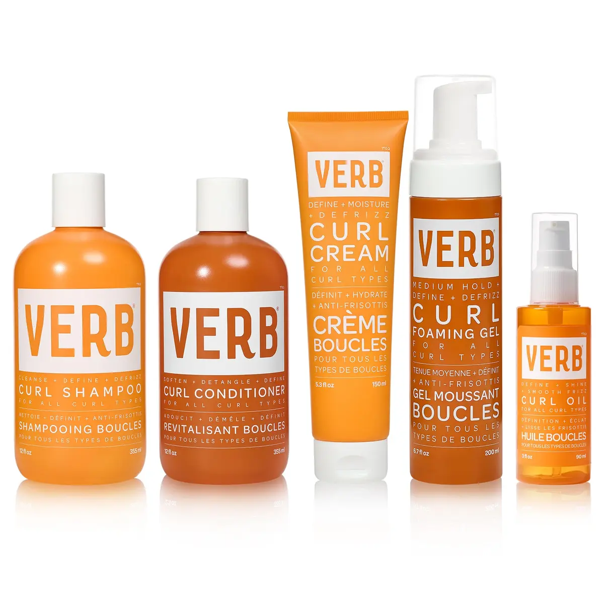 VERB Curl Routine Bundle: Cleanse + Moisturize + Frizz-Free Definition | Nourishing, Curl-Enhancing, All-Day Frizz Control - main product image