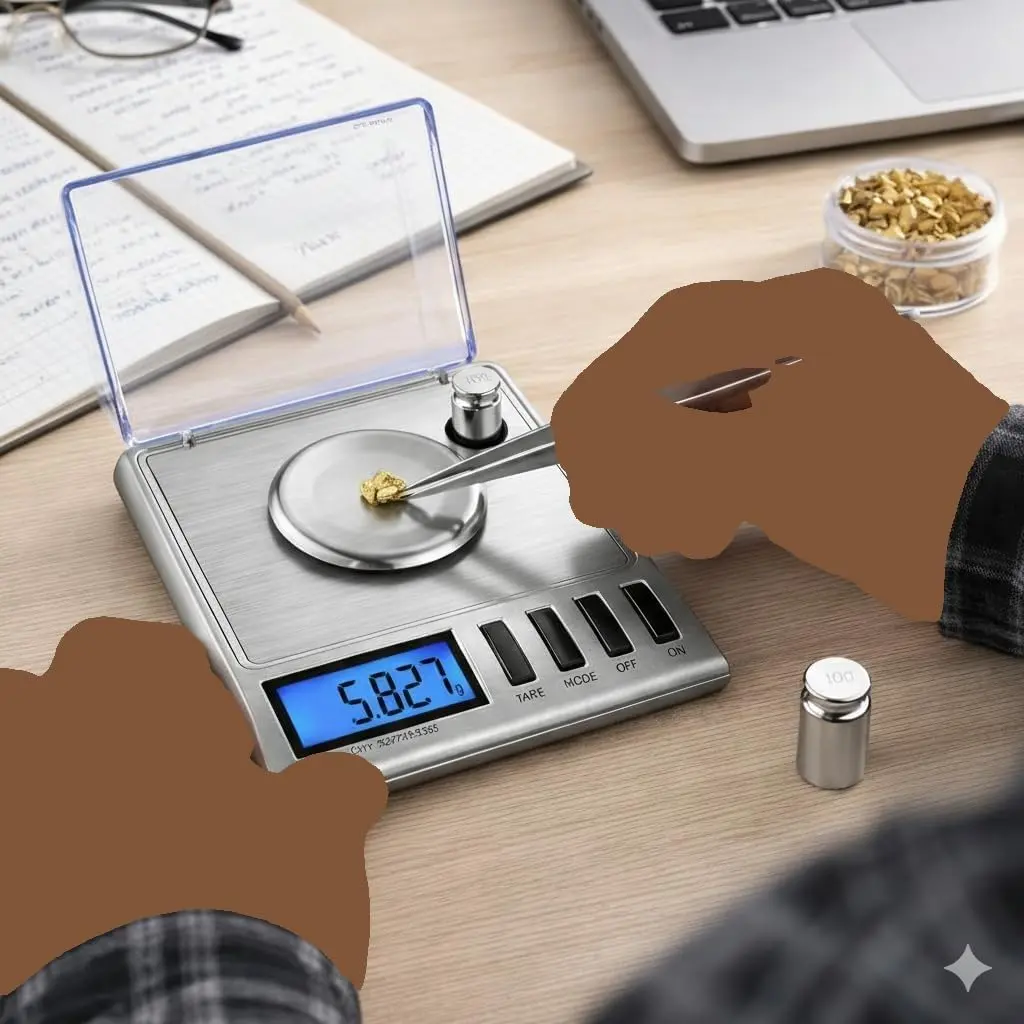 Smart Weigh GEM30 Milligram Jewelry Scale 30g x 0.001g | Professional Precision for Gold, Gems, Medicine & Lab - view 9