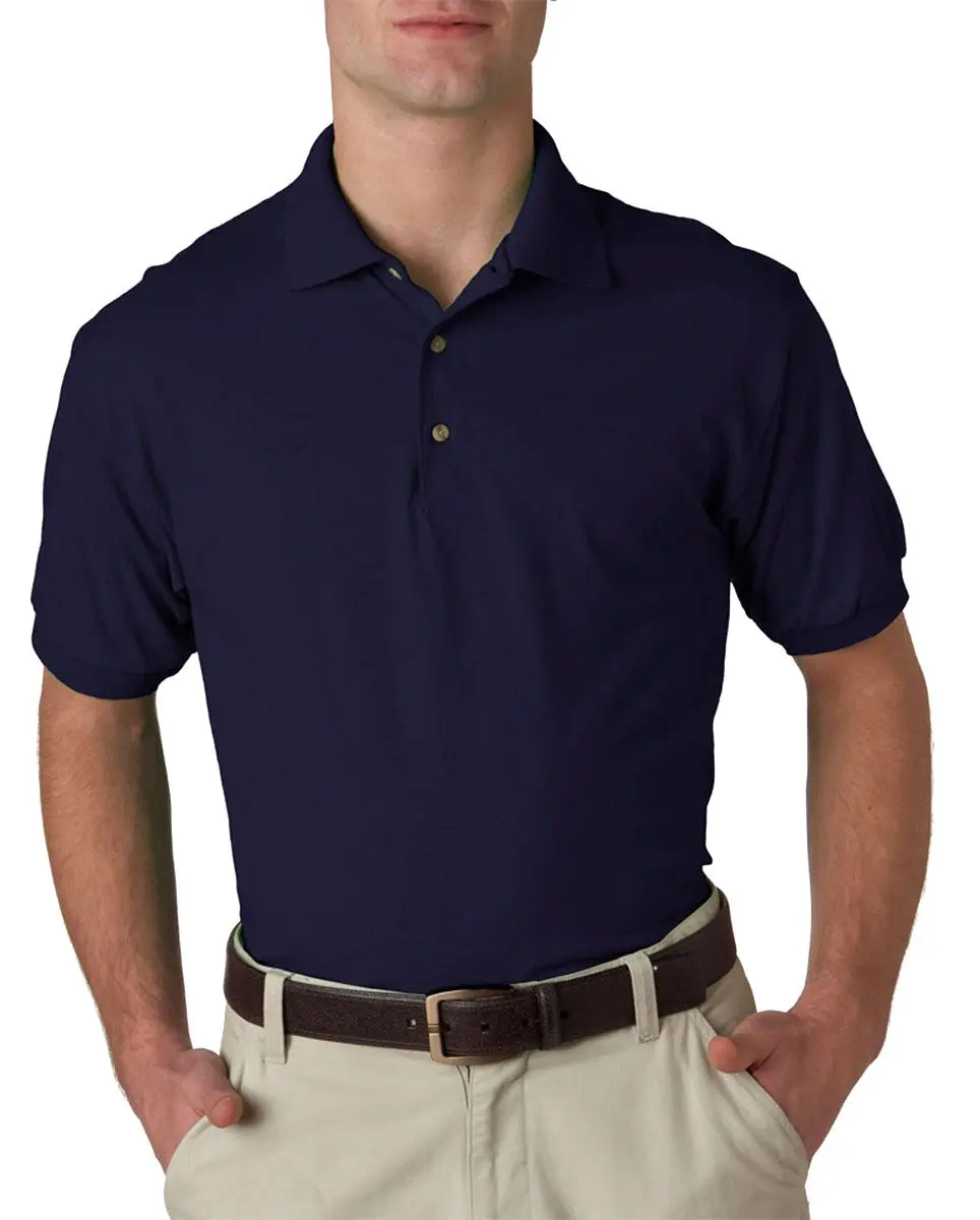 Gildan G8800 Adult 6 oz DryBlend Polo Navy | 50/50 Cotton-Polyester, Casual Comfort - main product image