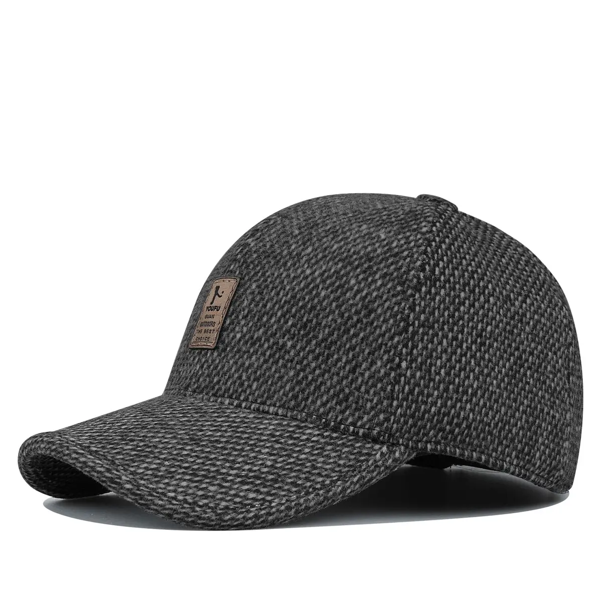 CLAPE Winter Baseball Cap | Unisex Wool Cotton Polyester Sporty Hat - view 9