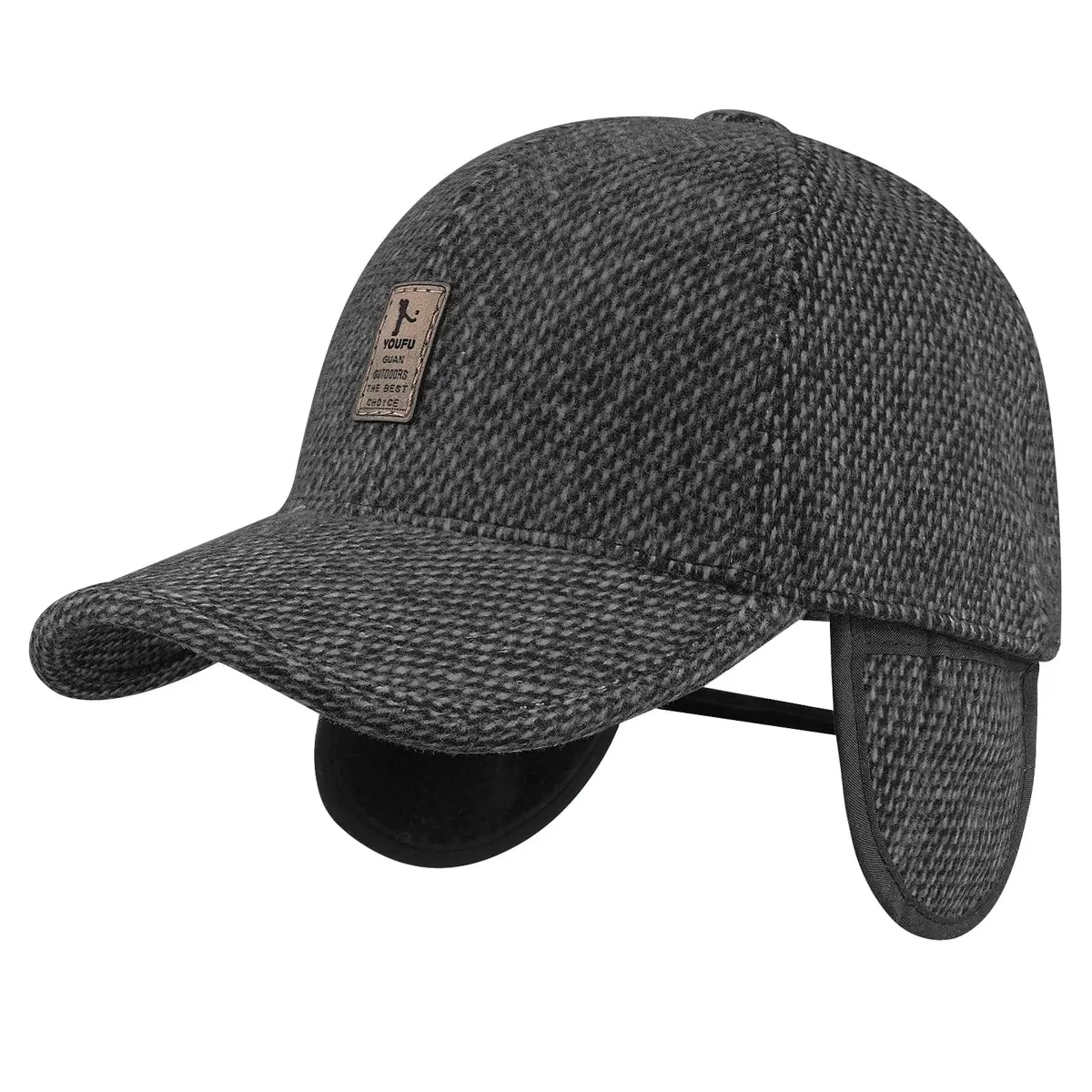 CLAPE Winter Baseball Cap | Unisex Wool Cotton Polyester Sporty Hat - view 2