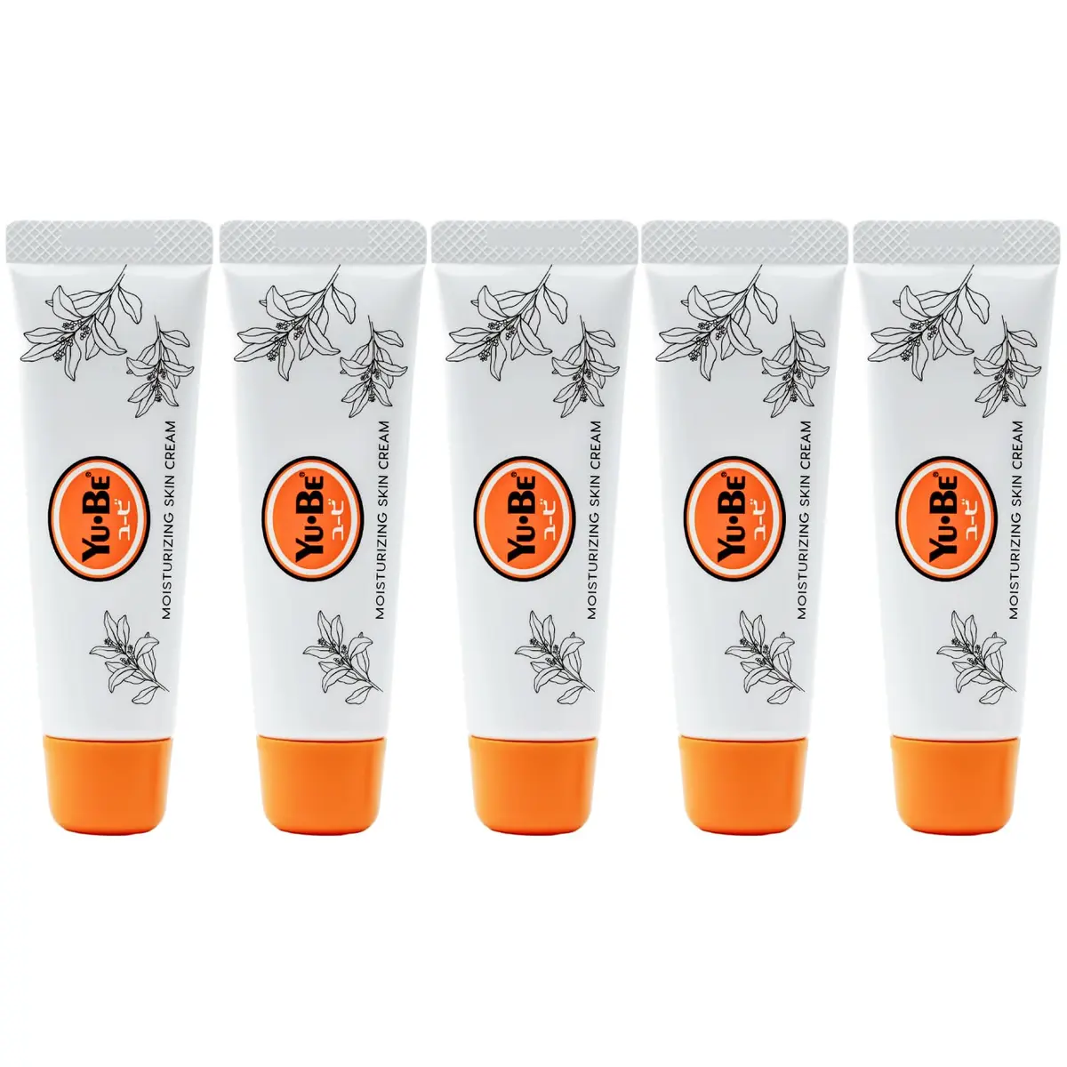 Yu-Be Moisturizing Skin Cream (5 Pack) | Hydrating, Soothing for Dry Skin & Hands - main product image